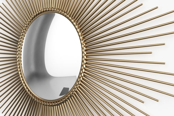 3d Global Views Sunburst Mirror 3d Global Views Sunburst Mirror