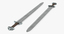 medieval viking sword 3d 3ds