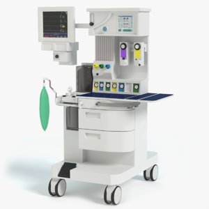 anesthesia machine 3d model
