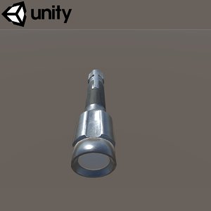 3d model flashlight unity