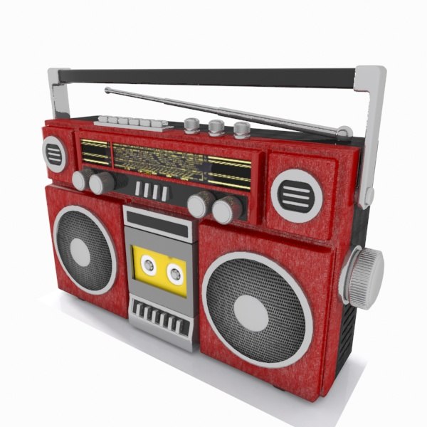 radio toon cartoon 3d max