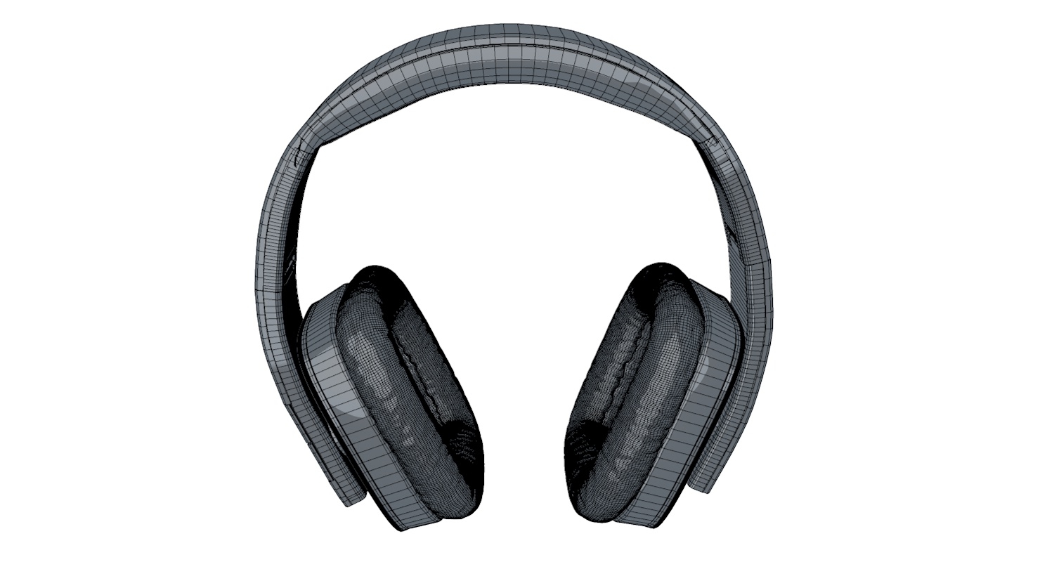 3d model headphones casque