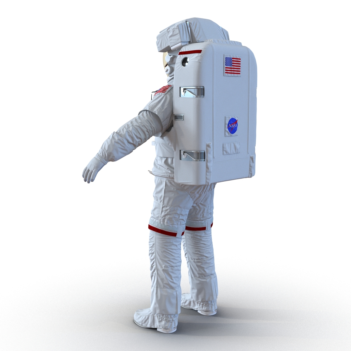 Extravehicular Mobility Unit Rigged 3d Model