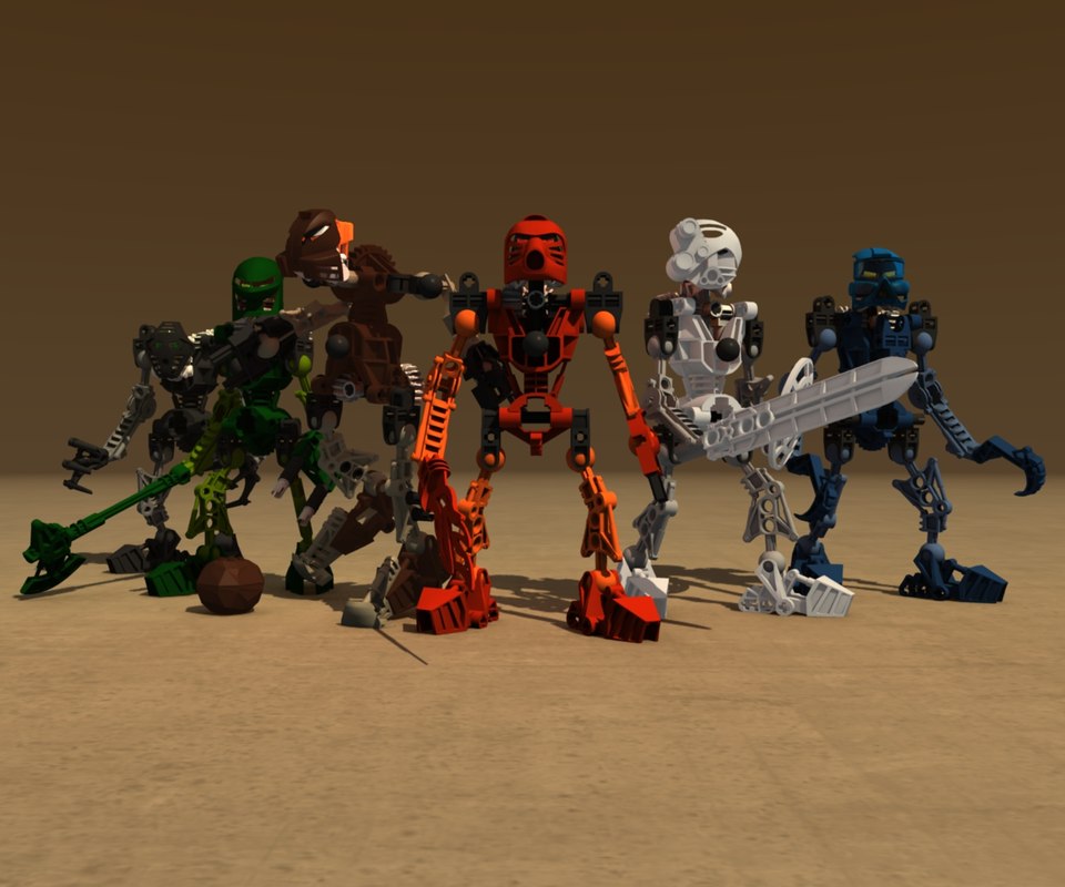 3d model lego bionicle