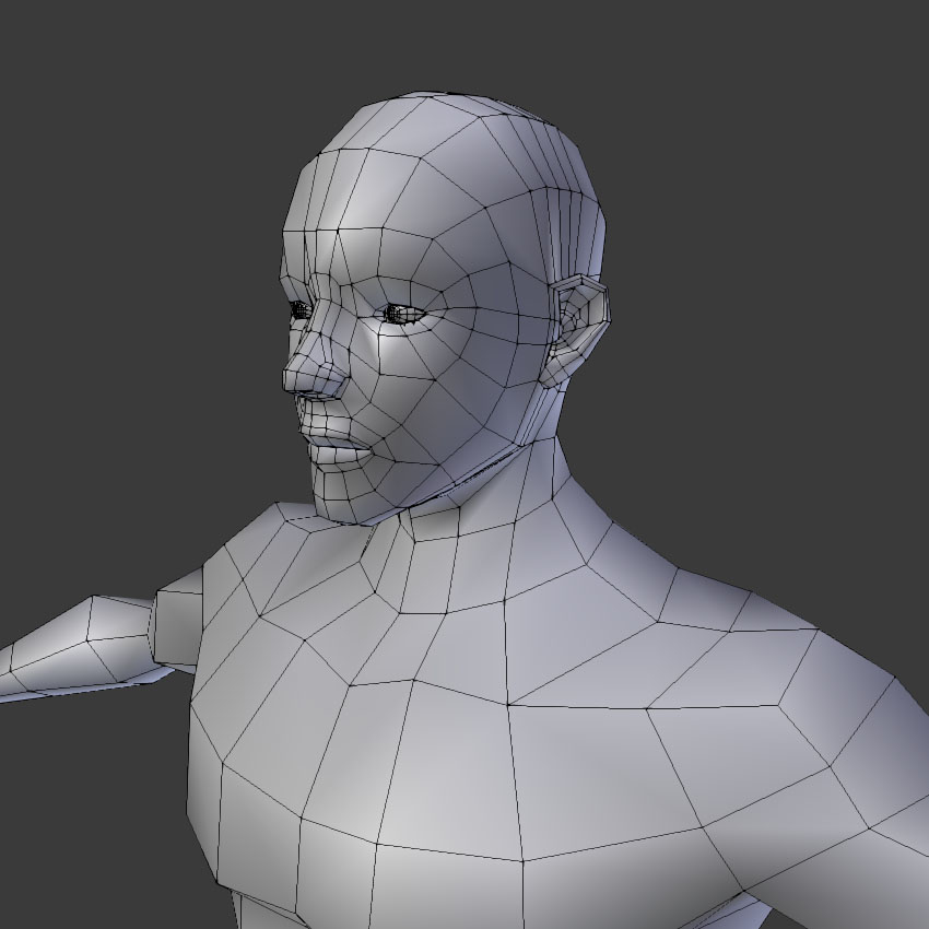 human body 3d model