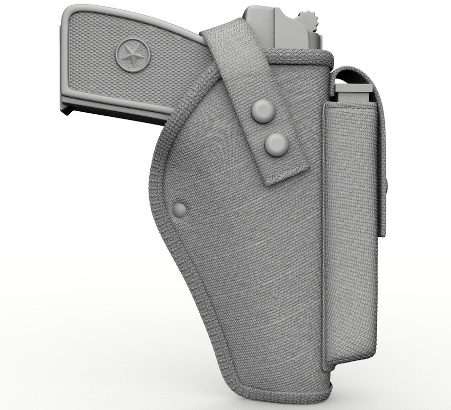 tactical holsters pistol 3d obj