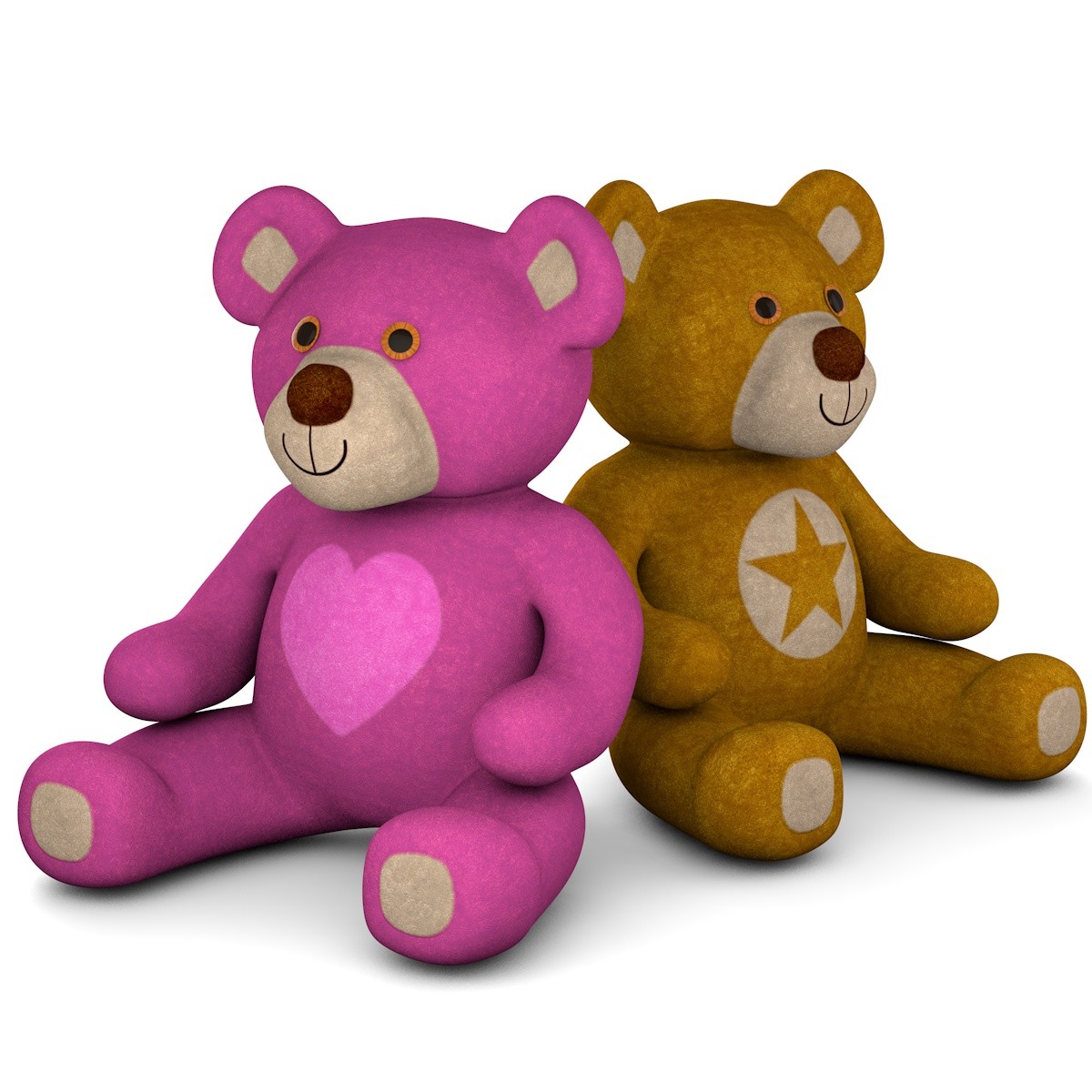 oasis teddy bear 3d