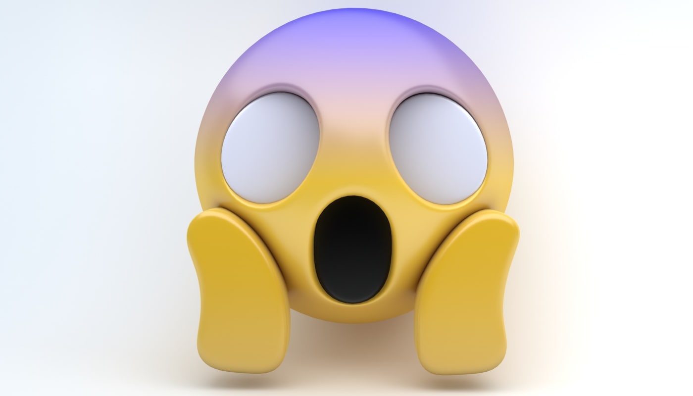 Screaming Face Emoji Meme