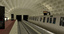 subway station metro 3d model