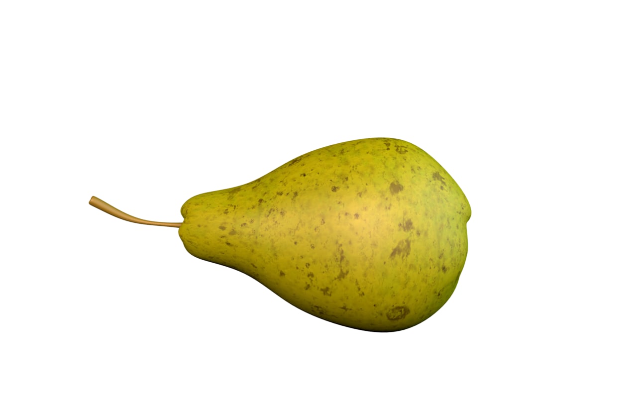 Грушевая 3. Model Pear b3d.