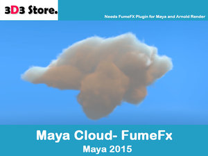 cloud fumefx 3d model