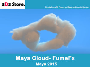 3d model cloud fumefx