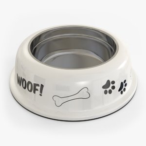 3d model dog bowl