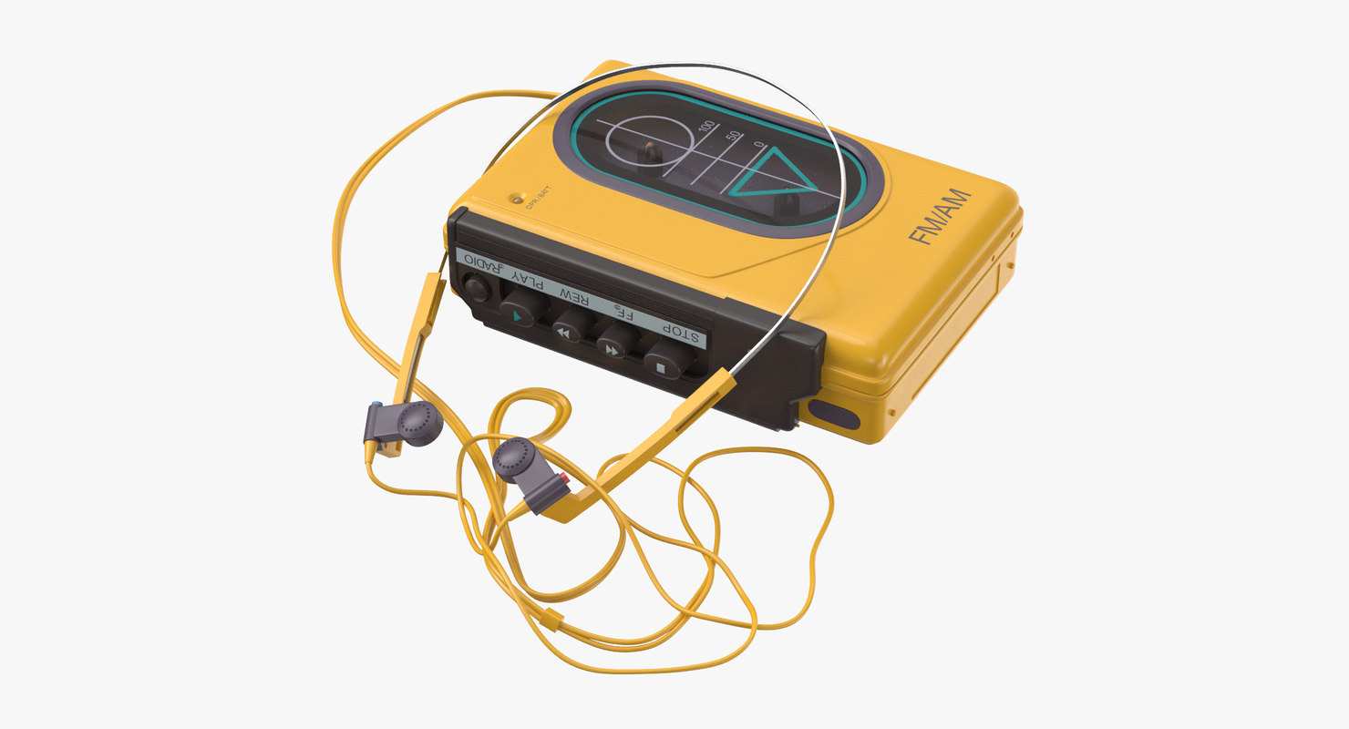 3d Model Of Sport Walkman 80 S