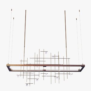 hubbardton forge spring led 3d 3ds