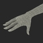 female hand 2 rigged c4d