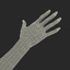 female hand 2 rigged c4d