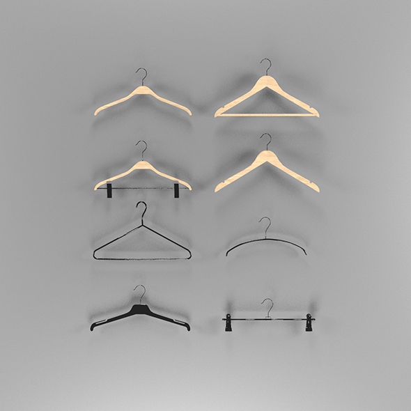 Clothes Hanger 3d Models For Download Turbosquid 4341