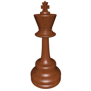 3ds king chess piece