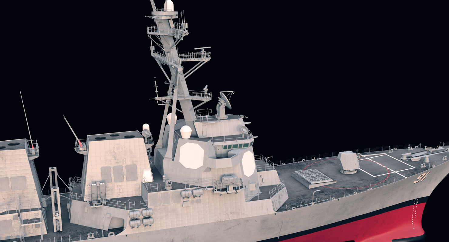 DDG 91 Modelo 3D - TurboSquid 1119458