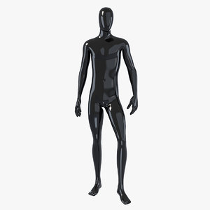 3d model of male mannequin
