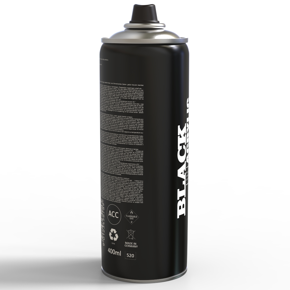 spray bomb paint cans 3d c4d