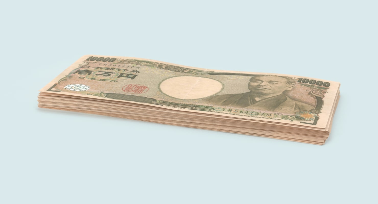 10000-yen-note-stack-3d-max