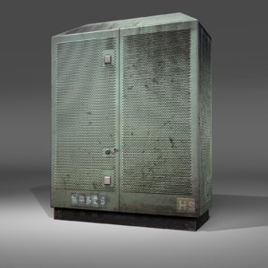 electric box 3d model
