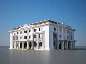 library house 3d model
