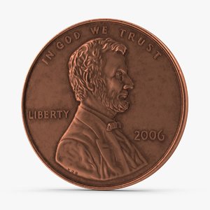 3d model penny