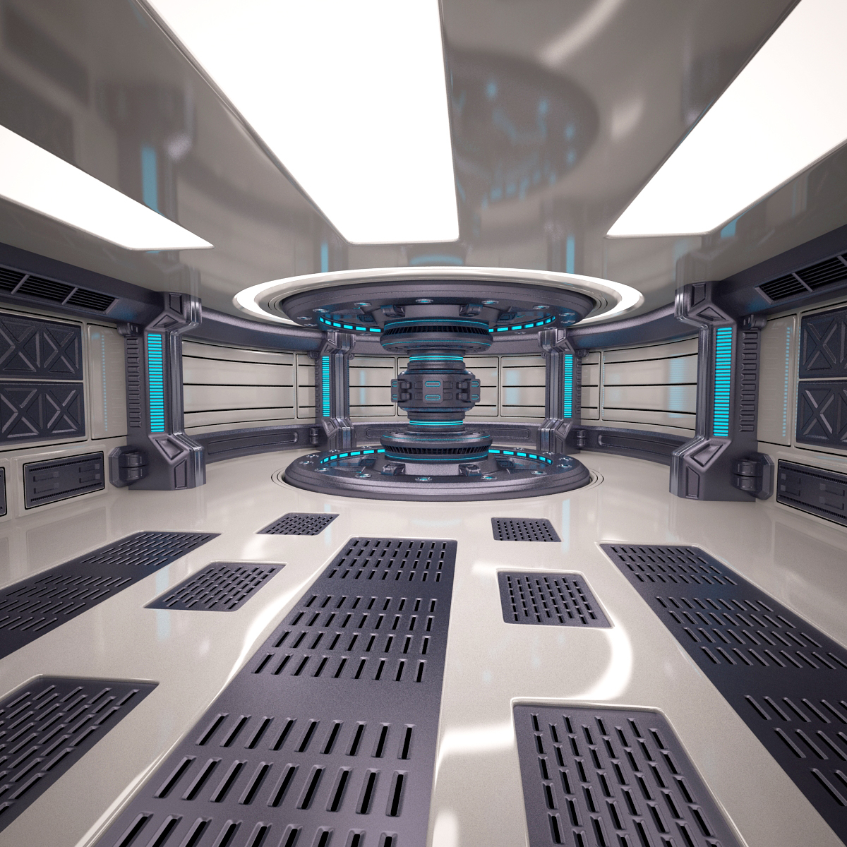 energy generator room 3d model