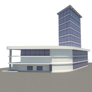 commercial building 3ds