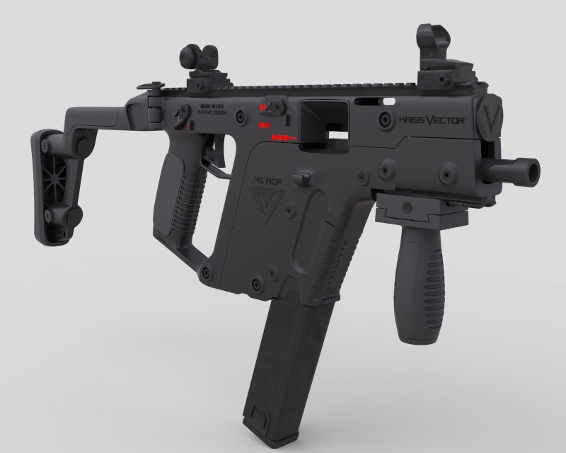 Download 3d model kriss vector smg gun