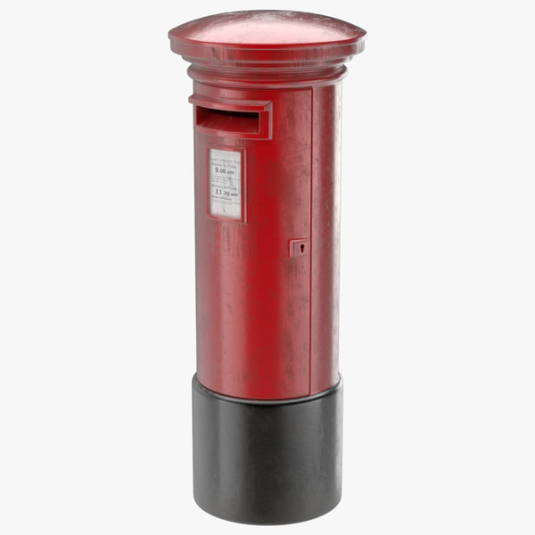 3d Model Post Box 1