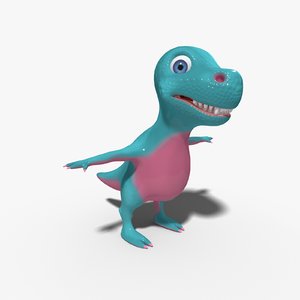 Cartoon Dinosaur 3D Models for Download | TurboSquid