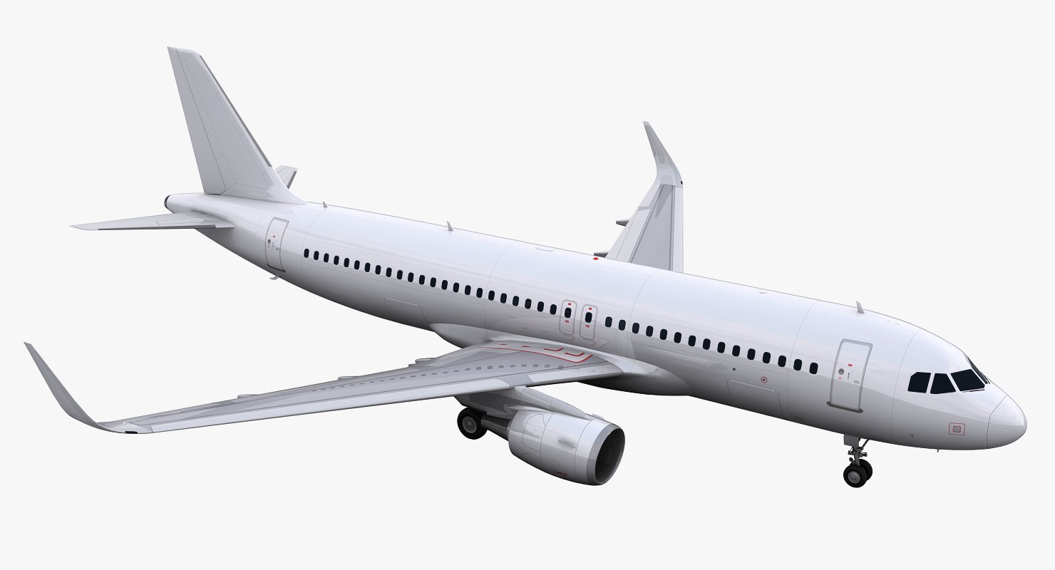 a320 generic 3d model