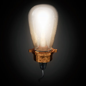 light bulb 3d max