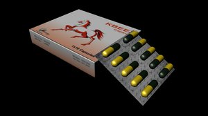 capsules sexual power 3d model