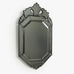 3d venetian mirror model