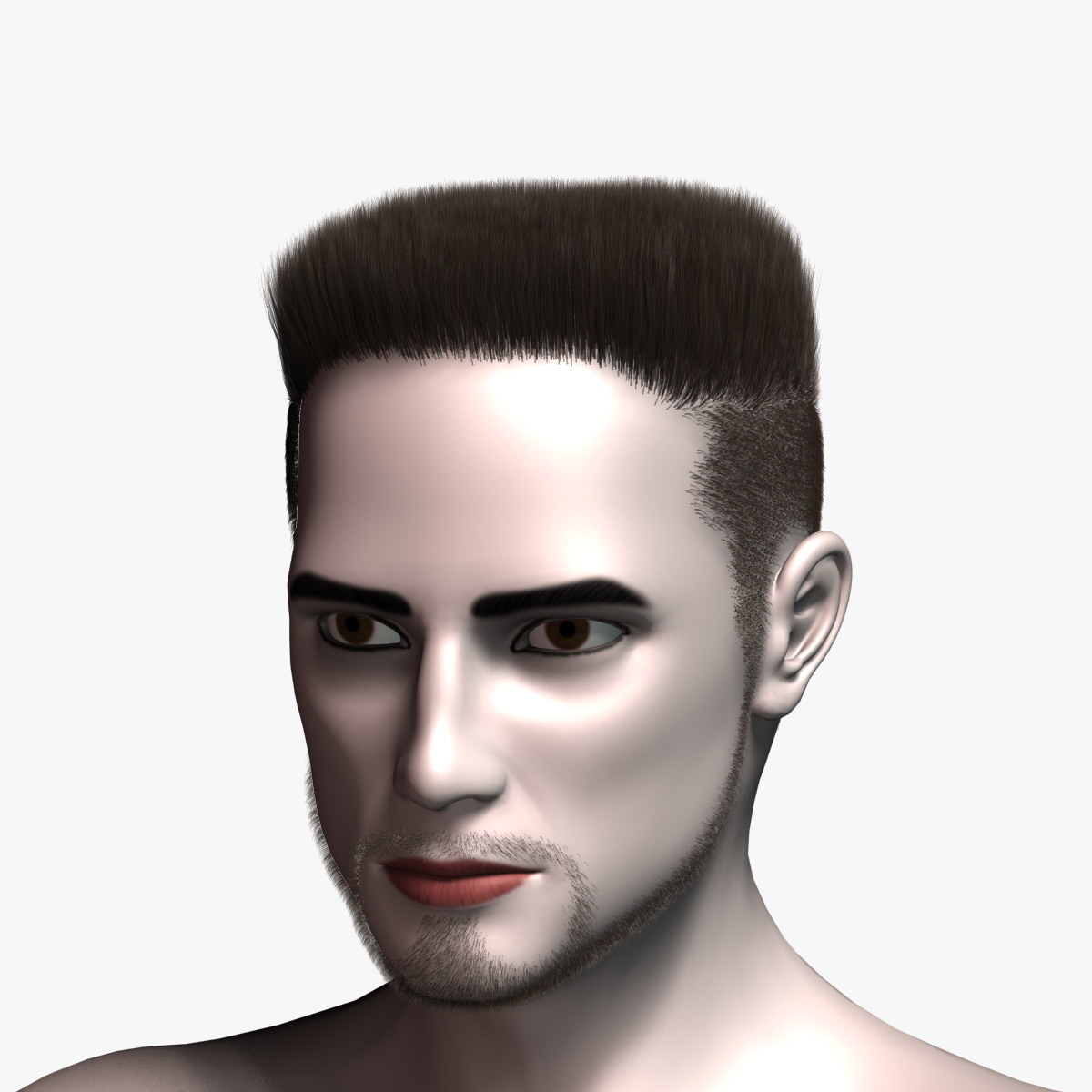 Virtual Hair 10 3d Model