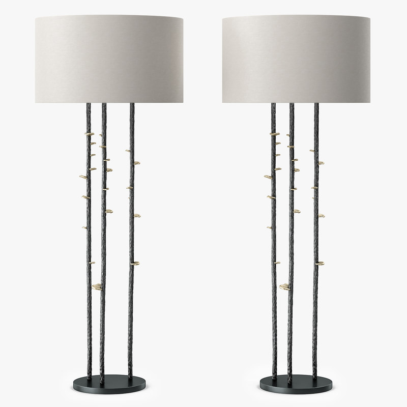 3d Tall Vale Floor Lamp Model Theodore Alexander Vale Floor Lamp