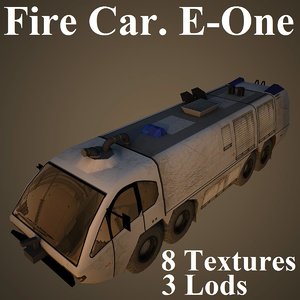 firetruck car 3d model
