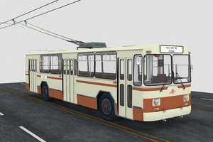 3d ziu trolley model
