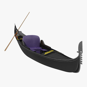 3d gondola boat