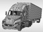 freightliner truck 3d c4d