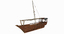 3d model dhow boat