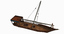 3d model dhow boat