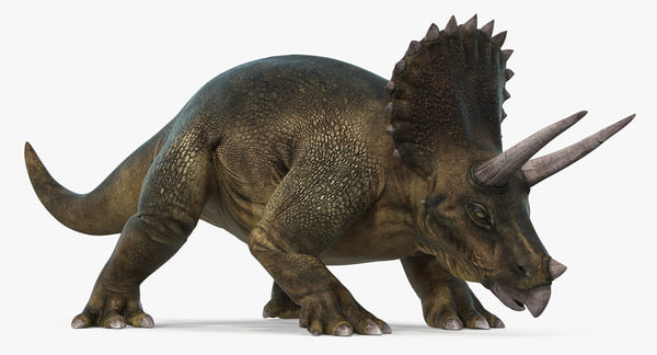 walking triceratops