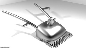 barber clipper 3d model