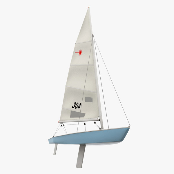 3d model sailboats laser class